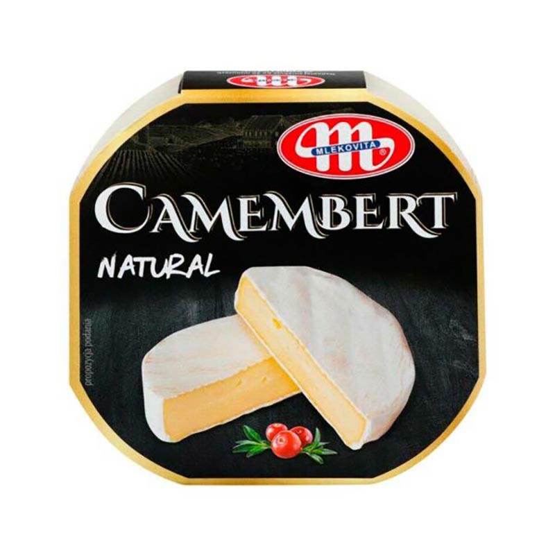 Сир камамбер натуральний, ТМ "Mlekovita", 120г